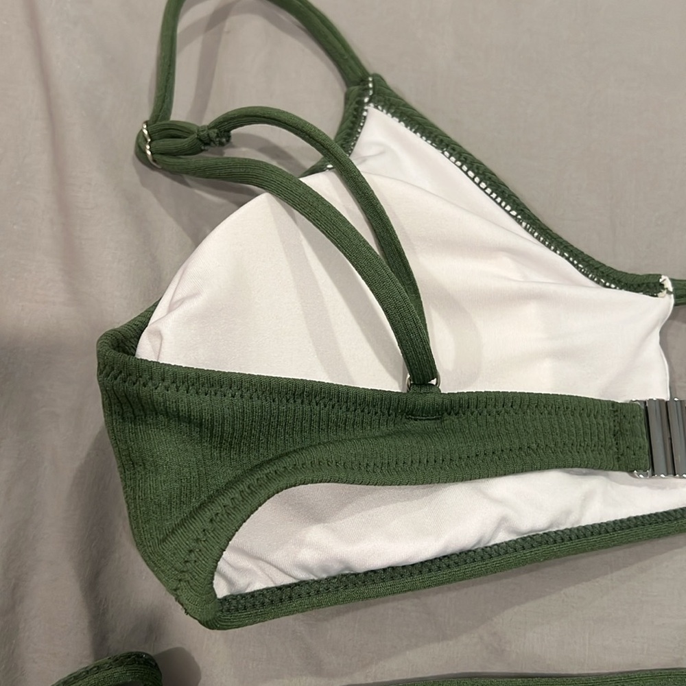 Green Ribbed Bikini - Picture 5 of 5